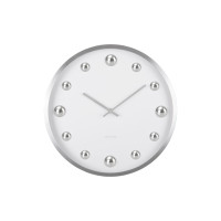 Nástenné hodiny Shiny Dots Karlsson KA5971WH, 36cm